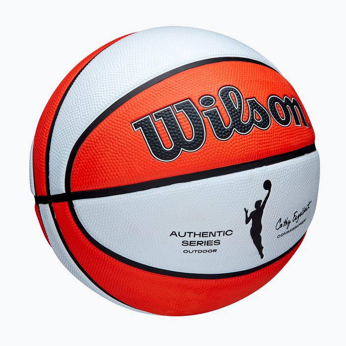 Piłka do koszykówki dziecięca Wilson WNBA Authentic Series Outdoor orange/white rozmiar 5 2