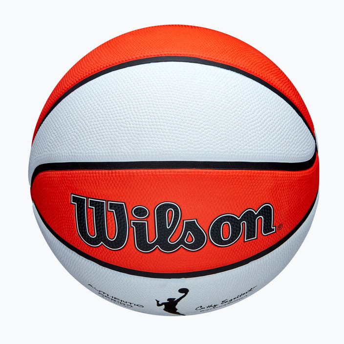 Piłka do koszykówki dziecięca Wilson WNBA Authentic Series Outdoor orange/white rozmiar 5 4