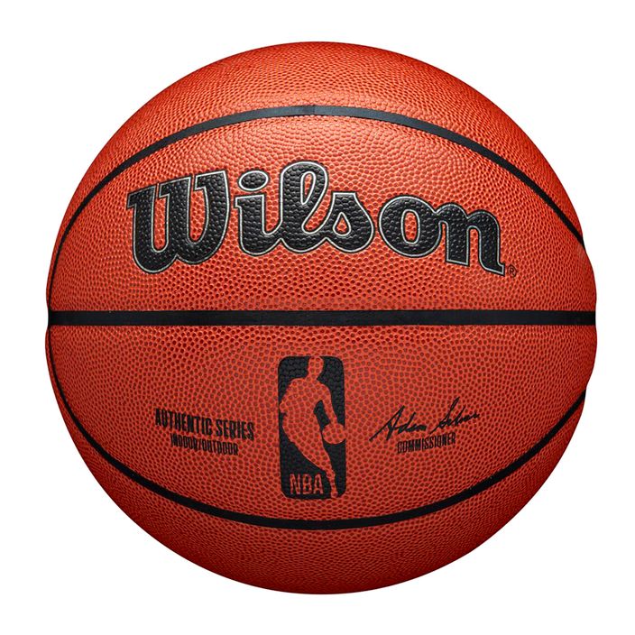 Piłka do koszykówki Wilson NBA Authentic Indoor Outdoor brown rozmiar 7 3