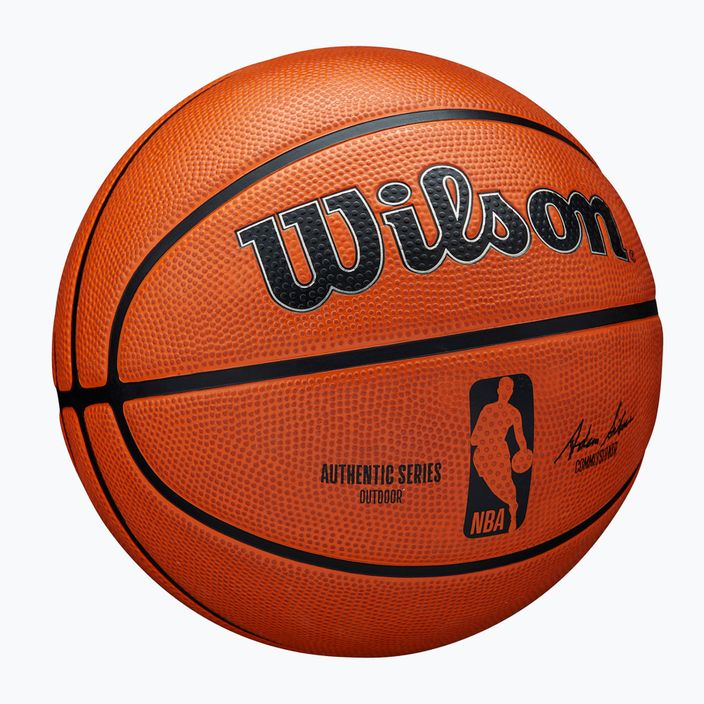 Piłka do koszykówki Wilson NBA Authentic Series Outdoor brown rozmiar 6 2