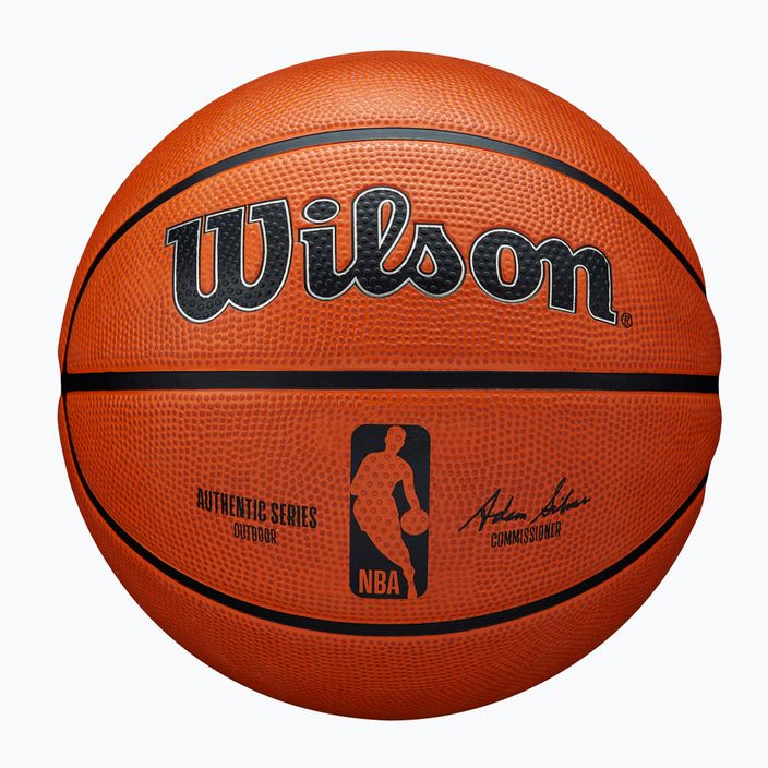 Piłka do koszykówki Wilson NBA Authentic Series Outdoor brown rozmiar 6