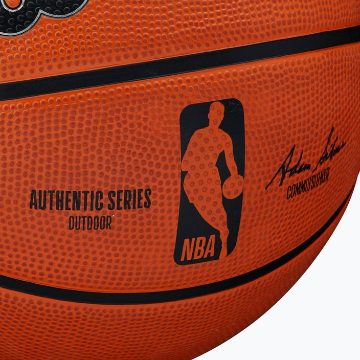 Piłka do koszykówki Wilson NBA Authentic Series Outdoor brown rozmiar 6 9