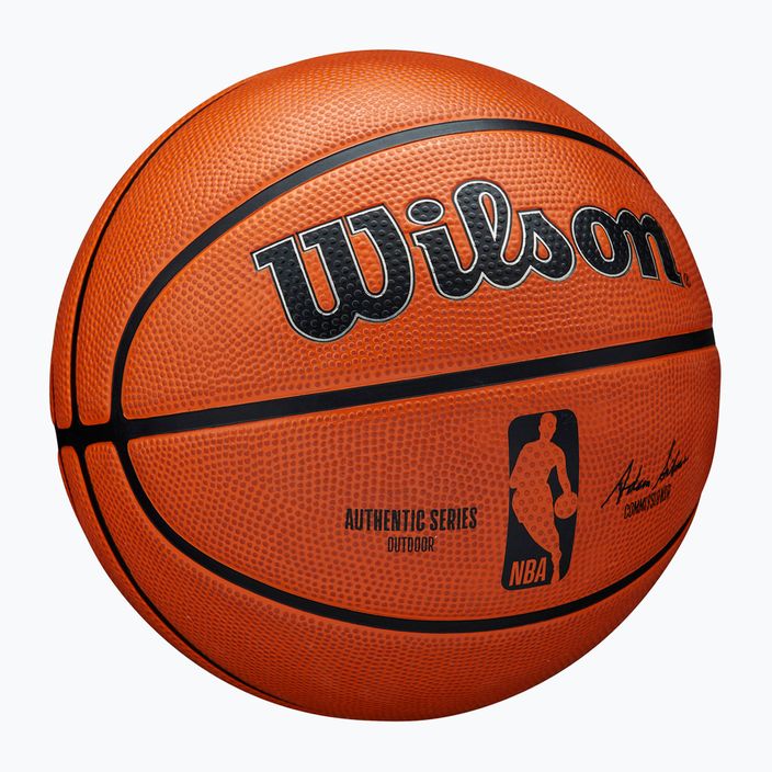 Piłka do koszykówki Wilson NBA Authentic Series Outdoor brown rozmiar 7 2