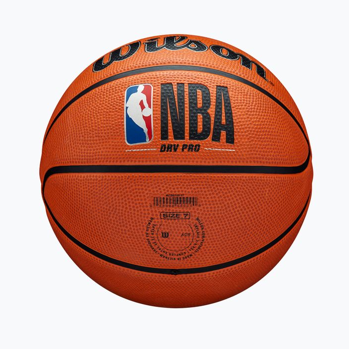 Piłka do koszykówki Wilson NBA DRV Pro brown rozmiar 7 6