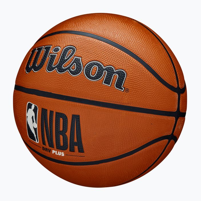 Piłka do koszykówki dziecięca Wilson NBA DRV Plus brown rozmiar 5 3