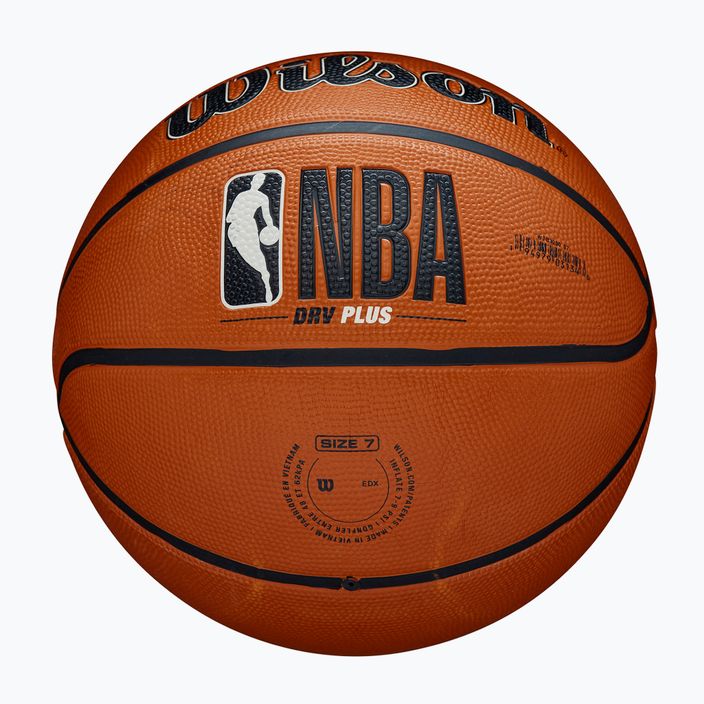 Piłka do koszykówki dziecięca Wilson NBA DRV Plus brown rozmiar 5 6