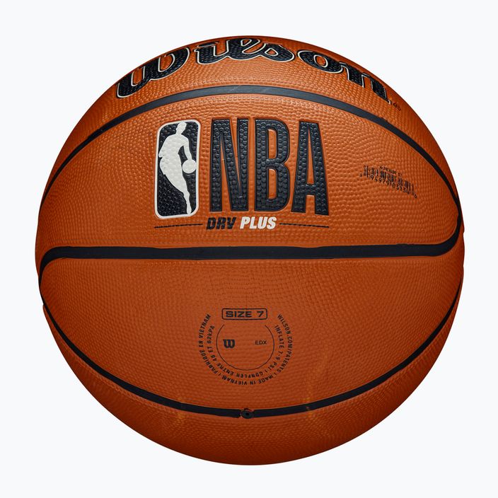 Piłka do koszykówki Wilson NBA DRV Plus brown rozmiar 7 5
