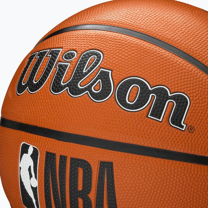 Piłka do koszykówki Wilson NBA DRV Plus brown rozmiar 7 6