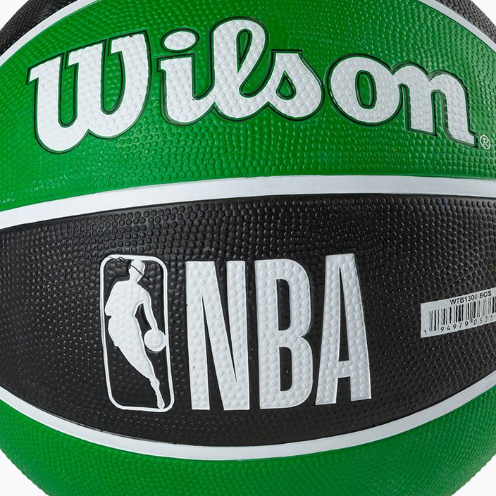 Piłka do koszykówki Wilson NBA Team Tribute Boston Celtic green rozmiar 7 3