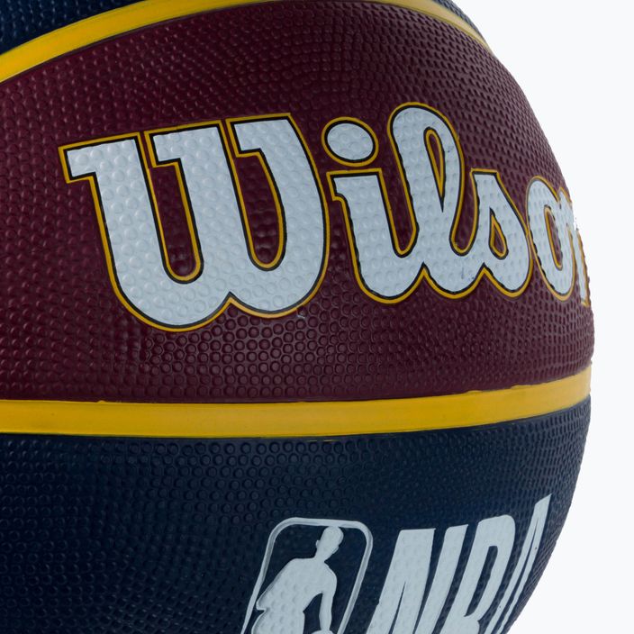 Piłka do koszykówki Wilson NBA Team Tribute Cleveland Cavaliers red rozmiar 7 3