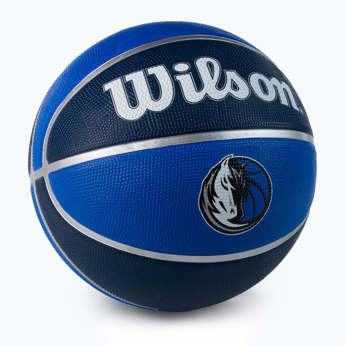 Piłka do koszykówki Wilson NBA Team Tribute Dallas Mavericks blue rozmiar 7 2