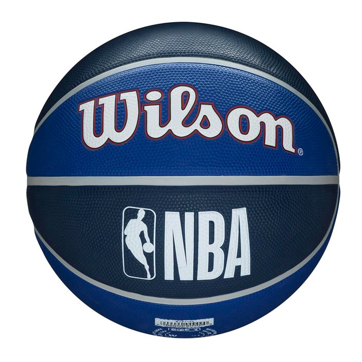 Piłka do koszykówki Wilson NBA Team Tribute Detroit Pistons blue rozmiar 7 3