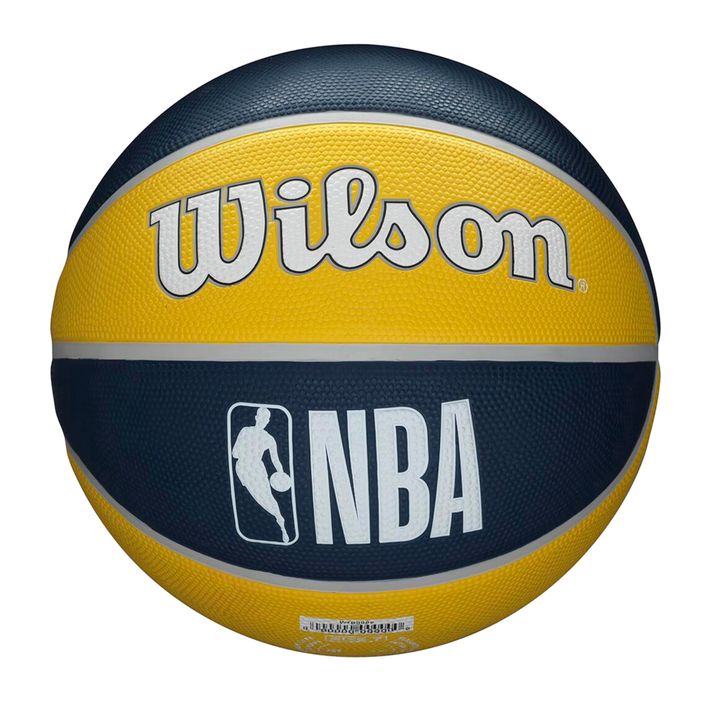 Piłka do koszykówki Wilson NBA Team Tribute Indiana Pacers blue rozmiar 7