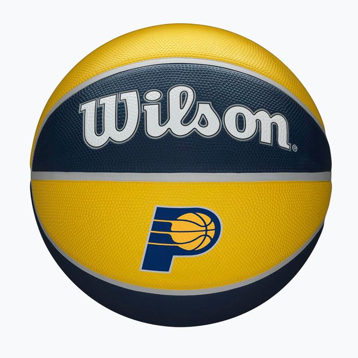 Piłka do koszykówki Wilson NBA Team Tribute Indiana Pacers blue rozmiar 7 2