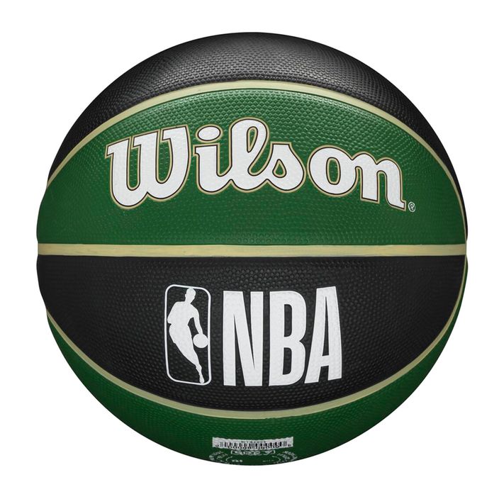 Piłka do koszykówki Wilson NBA Team Tribute Milwaukee Bucks green rozmiar 7 3