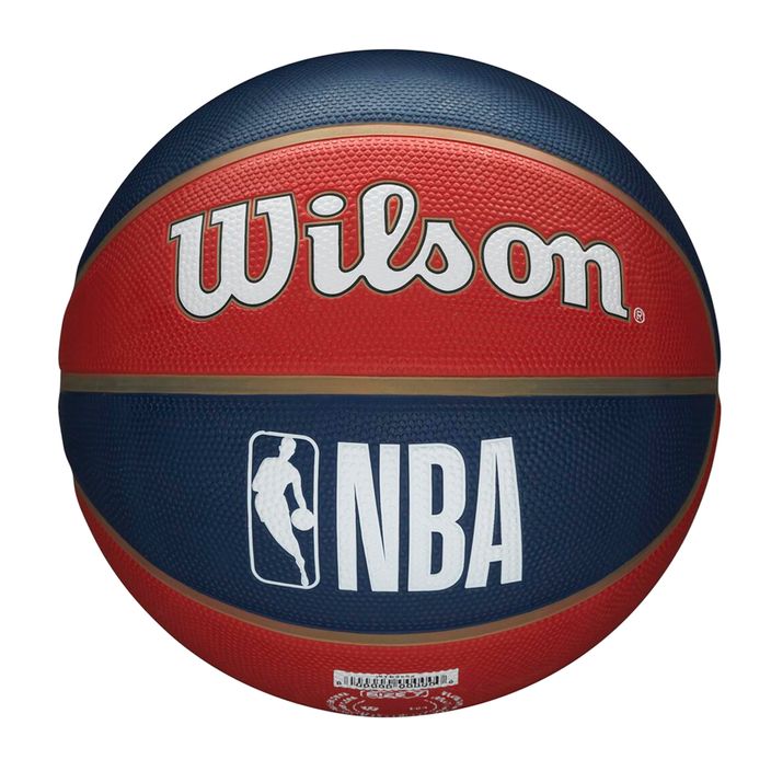 Piłka do koszykówki Wilson NBA Team Tribute New Orleans Pelicans blue rozmiar 7 3