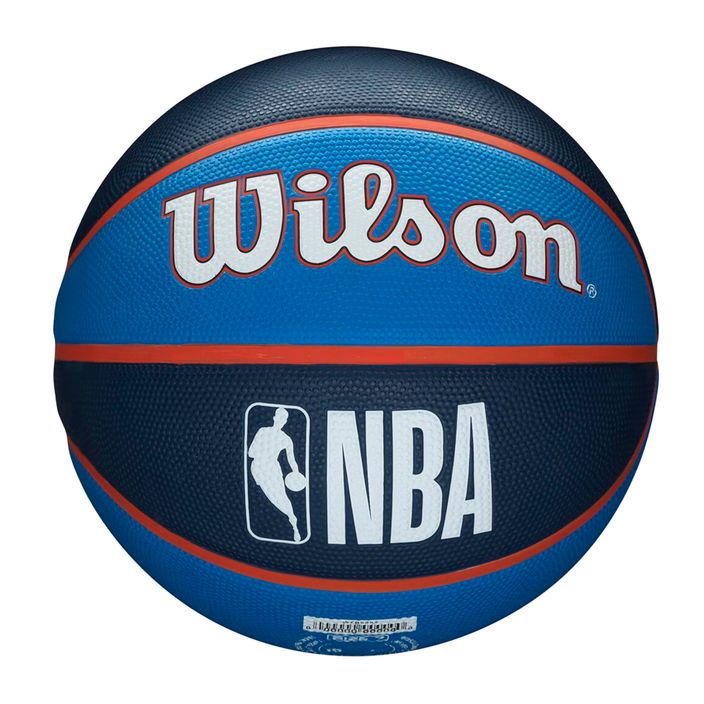 Piłka do koszykówki Wilson NBA Team Tribute Oklahoma City Thunder blue rozmiar 7 3
