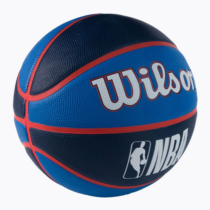 Piłka do koszykówki Wilson NBA Team Tribute Oklahoma City Thunder blue rozmiar 7 4