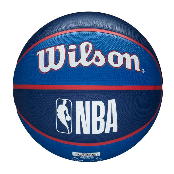 Piłka do koszykówki Wilson NBA Team Tribute Philadelphia 76ers red rozmiar 7 3