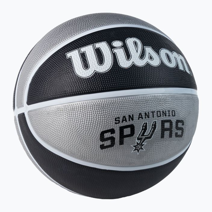 Piłka do koszykówki Wilson NBA Team Tribute San Antonio Spurs green rozmiar 7 2