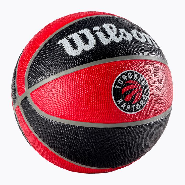 Piłka do koszykówki Wilson NBA Team Tribute Toronto Raptors red rozmiar 7 2