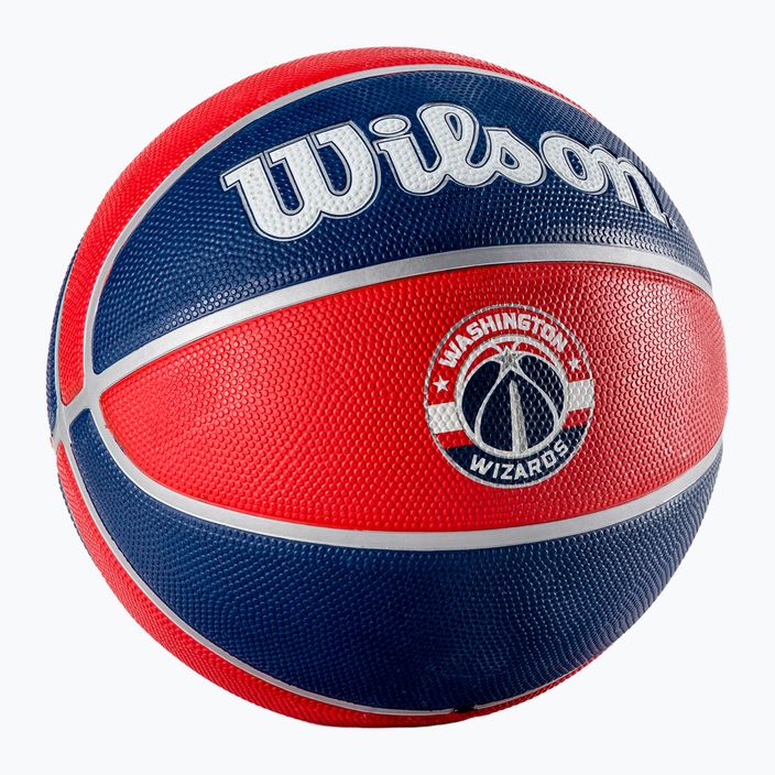 Piłka do koszykówki Wilson NBA Team Tribute Washington Wizards red rozmiar 7 2