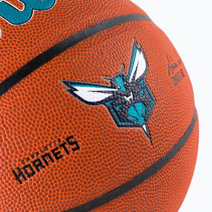 Piłka do koszykówki Wilson NBA Team Alliance Charlotte Hornets brown rozmiar 7 3