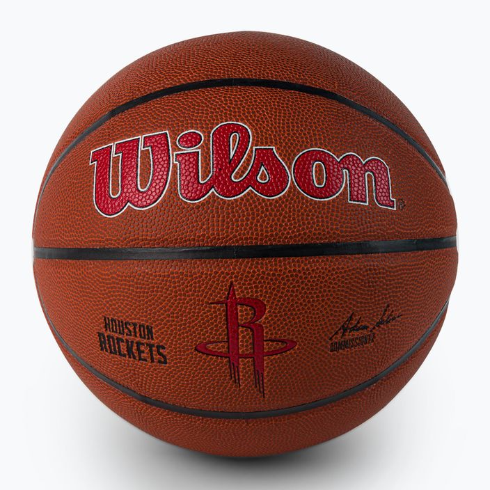 Piłka do koszykówki Wilson NBA Team Alliance Houston Rockets brown rozmiar 7
