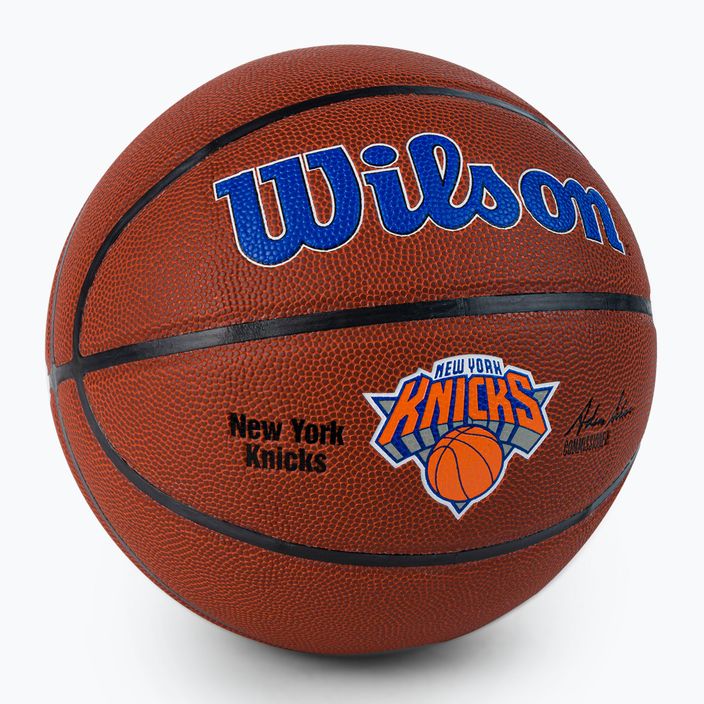 Piłka do koszykówki Wilson NBA Team Alliance New York Knicks brown rozmiar 7 2