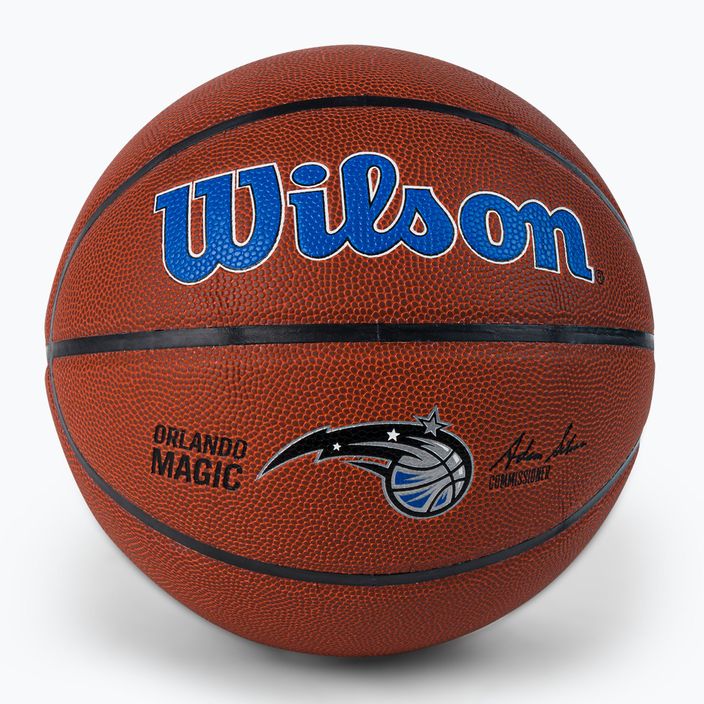 Piłka do koszykówki Wilson NBA Team Alliance Orlando Magic brown rozmiar 7