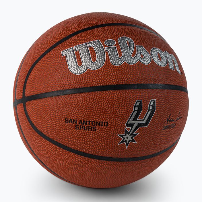Piłka do koszykówki Wilson NBA Team Alliance San Antonio Spurs brown rozmiar 7 2