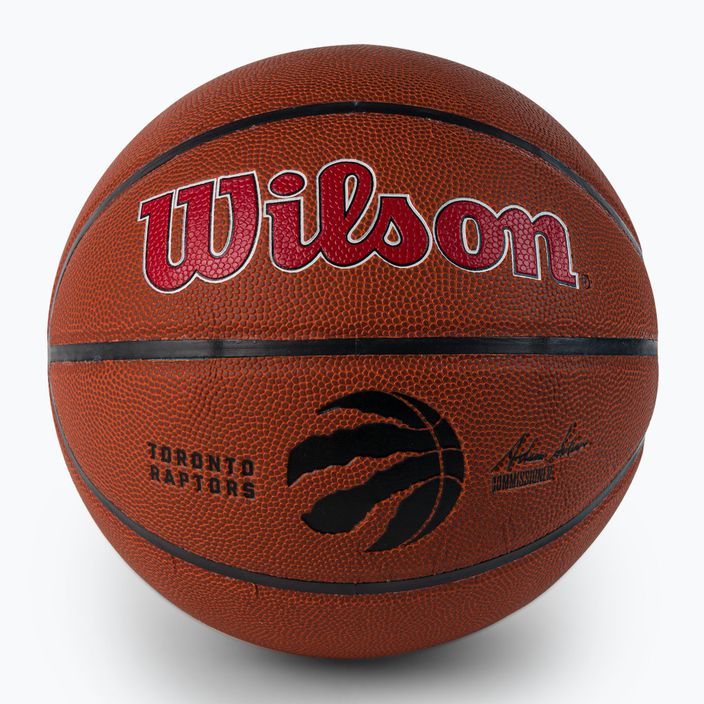 Piłka do koszykówki Wilson NBA Team Alliance Toronto Raptors brown rozmiar 7