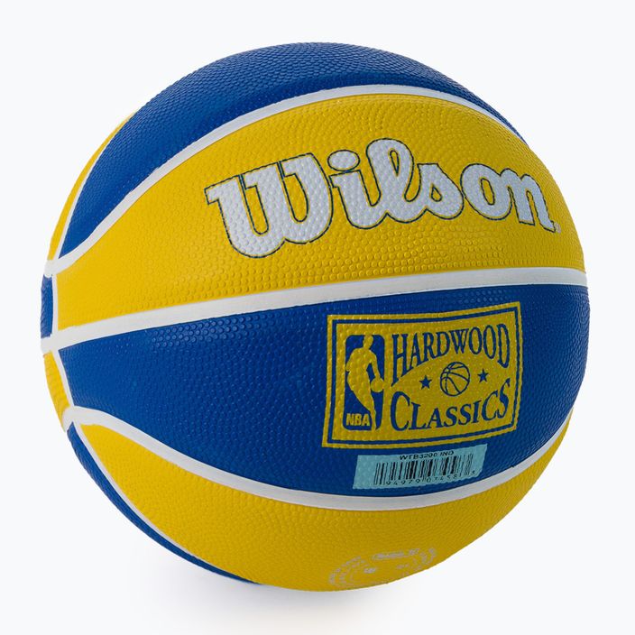 Piłka do koszykówki dziecięca Wilson NBA Team Retro Mini Indiana Pacers blue rozmiar 3 2