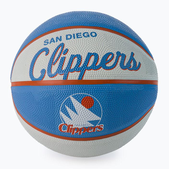 Piłka do koszykówki dziecięca Wilson NBA Team Retro Mini Los Angeles Clippers red rozmiar 3