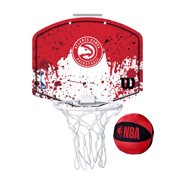 Zestaw do mini-koszykówki Wilson NBA Team Mini Hoop Atlanta Hawks 2
