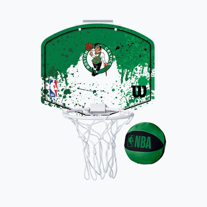 Zestaw do mini-koszykówki Wilson NBA Boston Celtics Mini Hoop 4