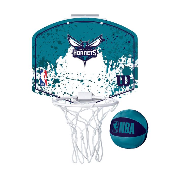 Zestaw do mini-koszykówki Wilson NBA Team Mini Hoop Charlotte Hornets 2