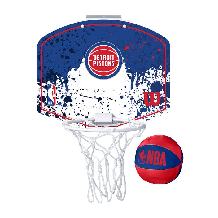 Zestaw do mini-koszykówki Wilson NBA Team Mini Hoop Detroit Pistons 2