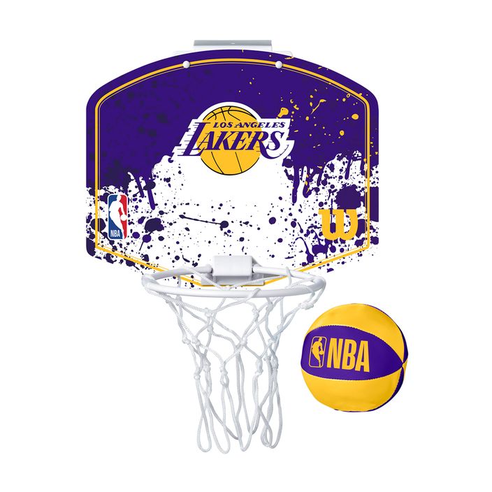 Zestaw do mini-koszykówki Wilson NBA Team Mini Hoop Los Angeles Lakers 2