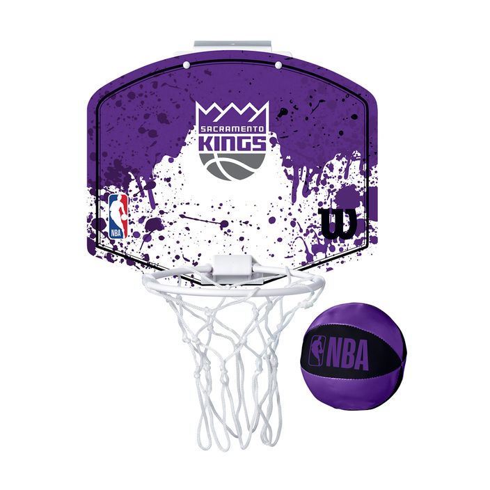 Zestaw do mini-koszykówki Wilson NBA Team Mini Hoop Sacramento Kings 2