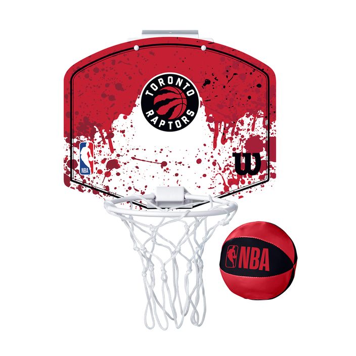 Zestaw do mini-koszykówki Wilson NBA Team Mini Hoop Toronto Raptors 2