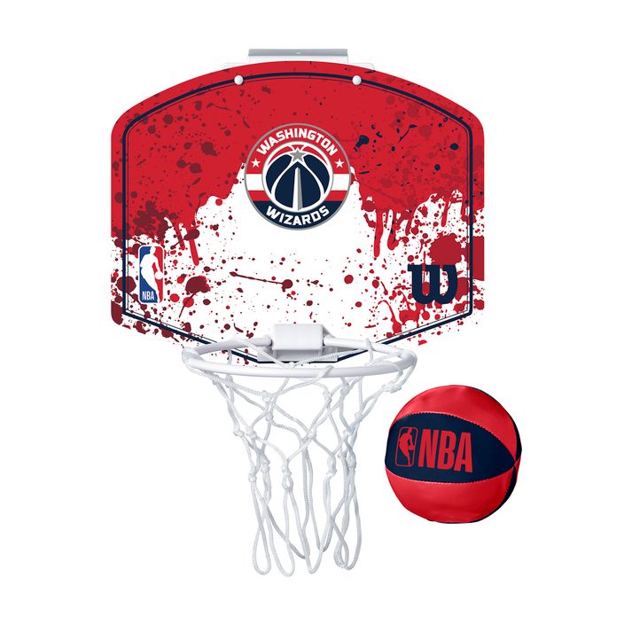 Zestaw do mini-koszykówki Wilson NBA Team Mini Hoop Washington Wizards 2