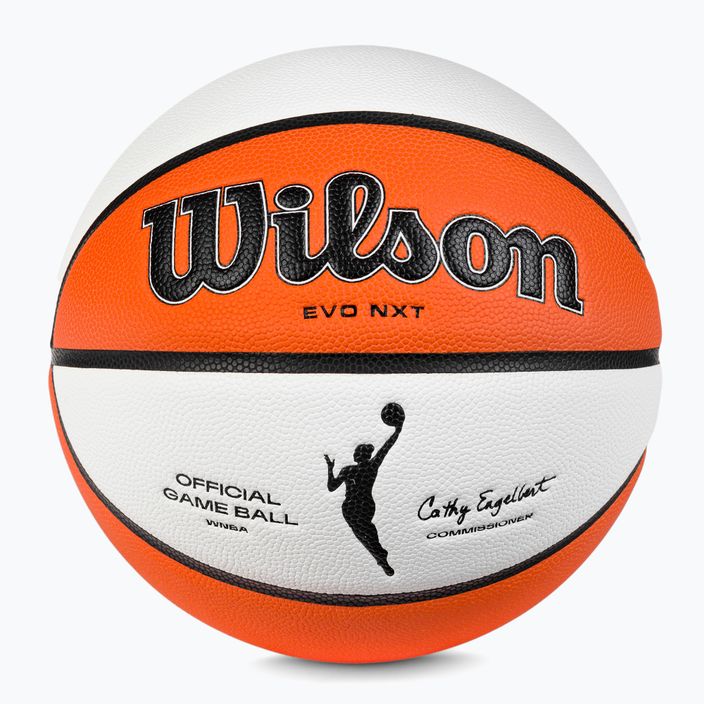 Piłka do koszykówki Wilson WNBA Official Game bown/white rozmiar 6