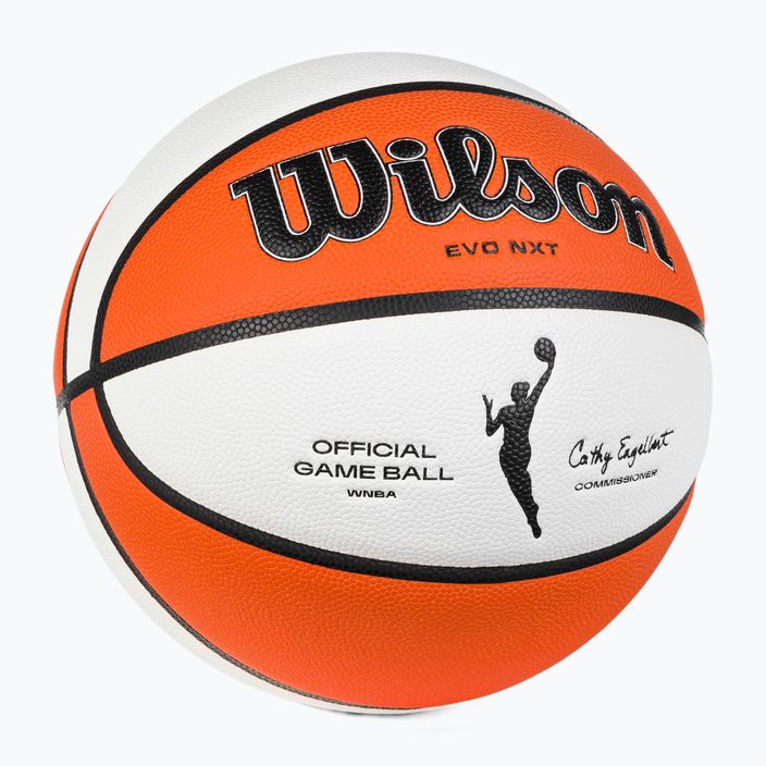 Piłka do koszykówki Wilson WNBA Official Game bown/white rozmiar 6 2