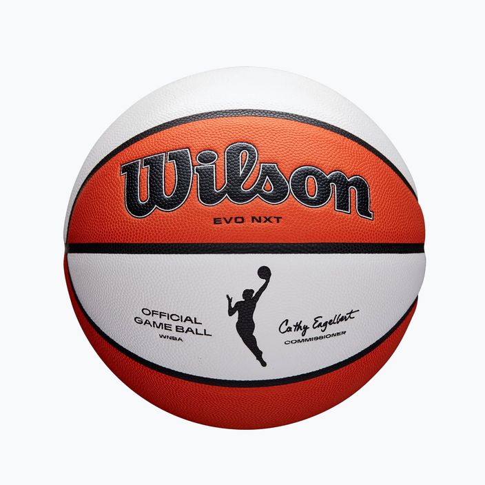 Piłka do koszykówki Wilson WNBA Official Game bown/white rozmiar 6 4