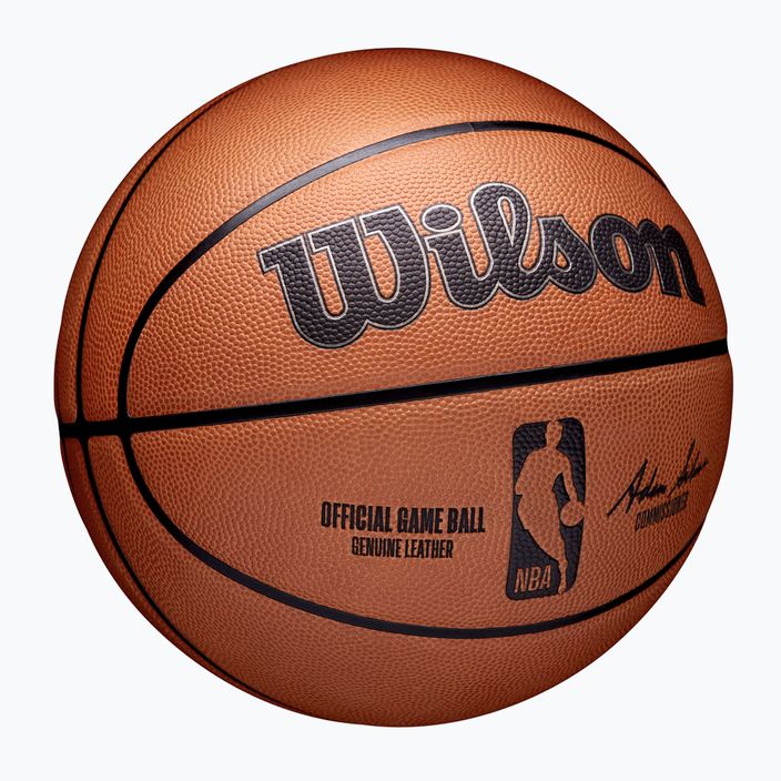 Piłka do koszykówki Wilson NBA Official Game Ball brown rozmiar 7 2