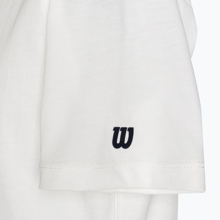 Koszulka tenisowa dziecięca Wilson Team Perf bright white 3