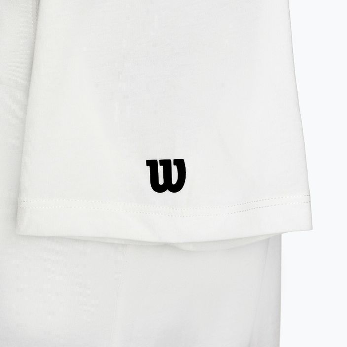 Koszulka tenisowa męska Wilson Team Graphic bright white 4