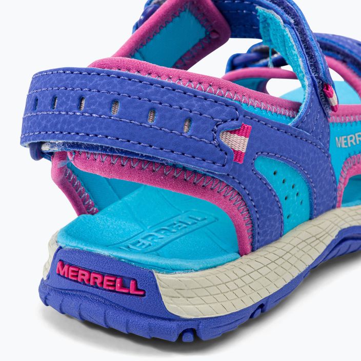 Sandały trekkingowe dziecięce Merrell Panther Sandal 2.0 turq/purple 9