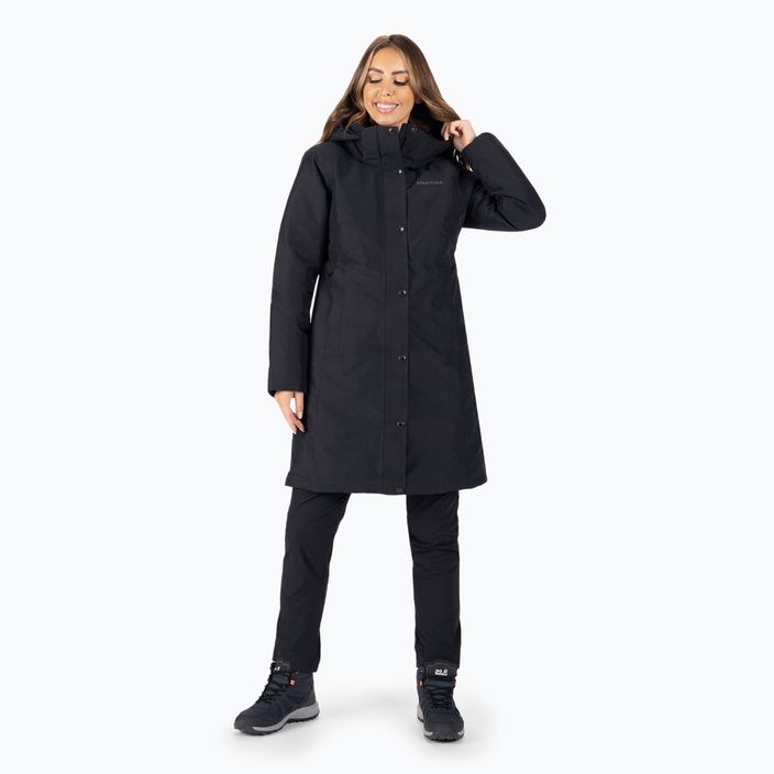 Płaszcz przeciwdeszczowy damski Marmot Chelsea Coat black 2